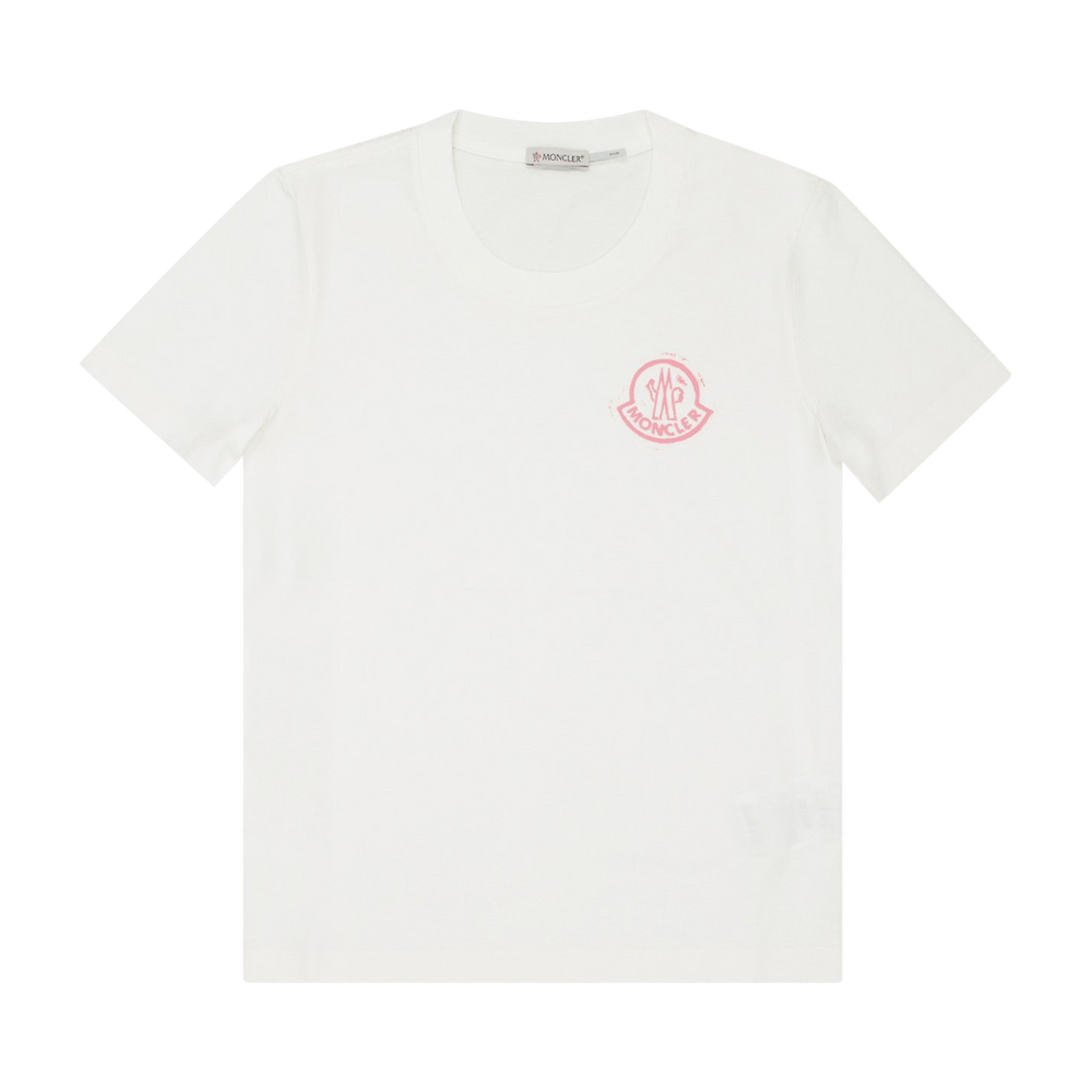 楽天市場】モンクレール MONCLER Tシャツ 半袖 ホワイト/ピンク