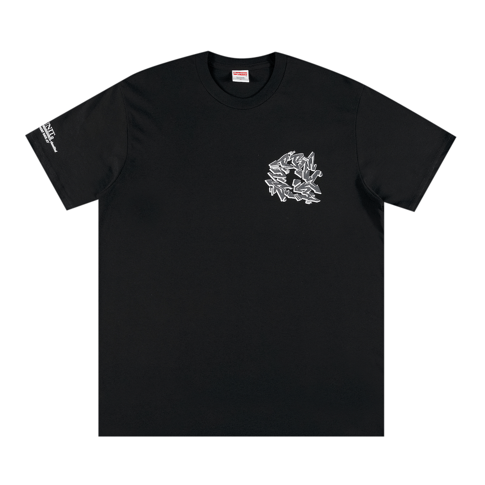 Supreme ブラック Tシャツ Buy Supreme Support Unit Tee 'Black' - FW21T49 BLACK | GOAT