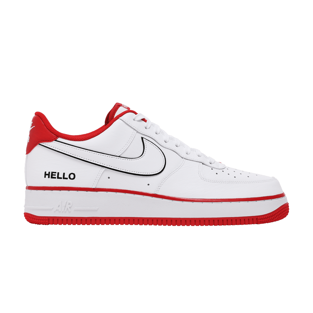 Urbanstar x Air Force 1 '07 LX 'HELLO Pack - White University Red'