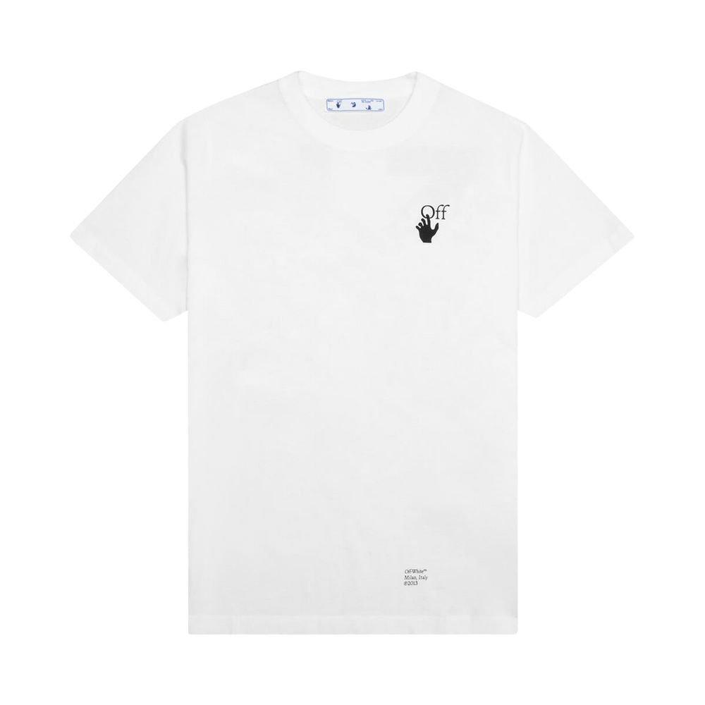 Off-White Caravaggio Arrow Slim T-Shirt White/Black Price in India