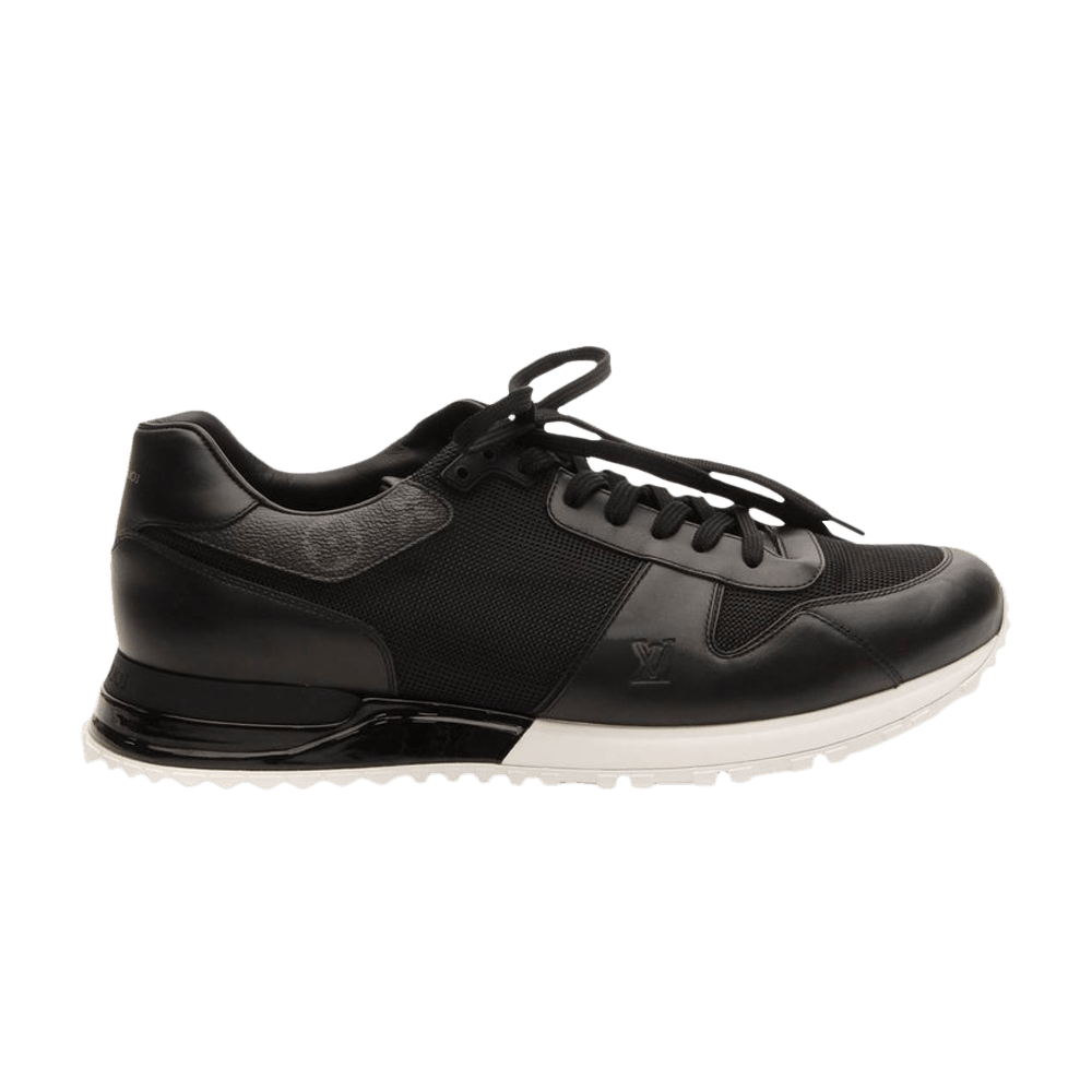 Louis Vuitton Calfskin Monogram Run Away Sneakers 12 Black