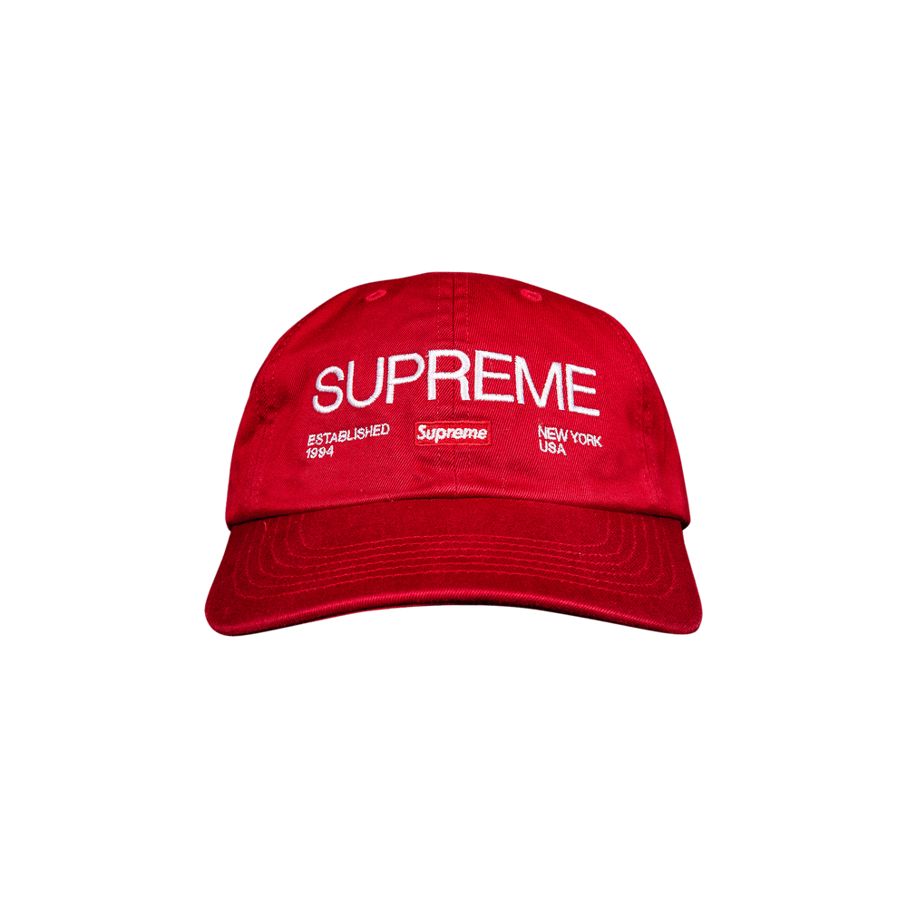 Buy Supreme Est. 1994 6-Panel 'Red' - FW21H131 RED | GOAT