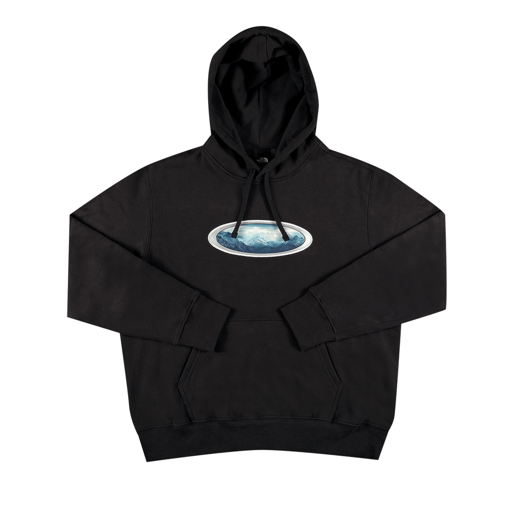 Supreme x The North Face Lenticular Mountains Hooded Sweatshirt 'Black'