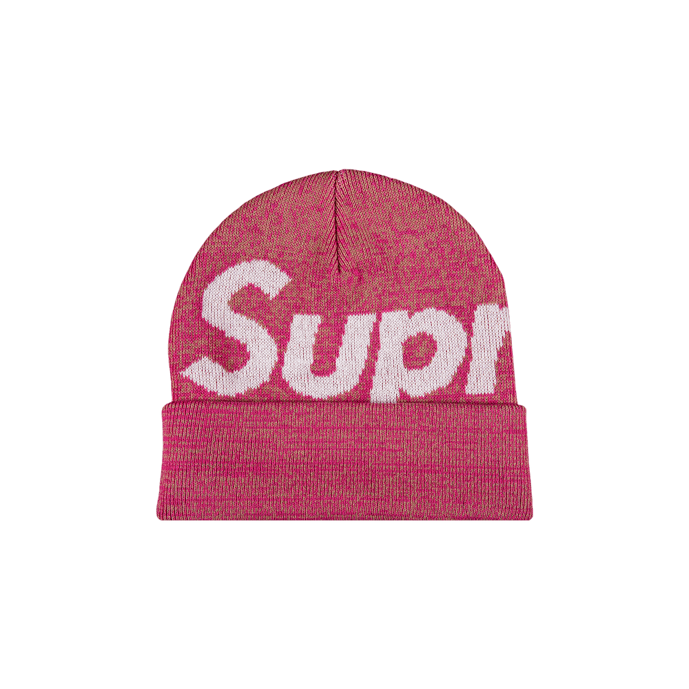 帽子 Supreme Big Logo Beanie PINK Supreme Big Logo Beanie (FW21) - $40