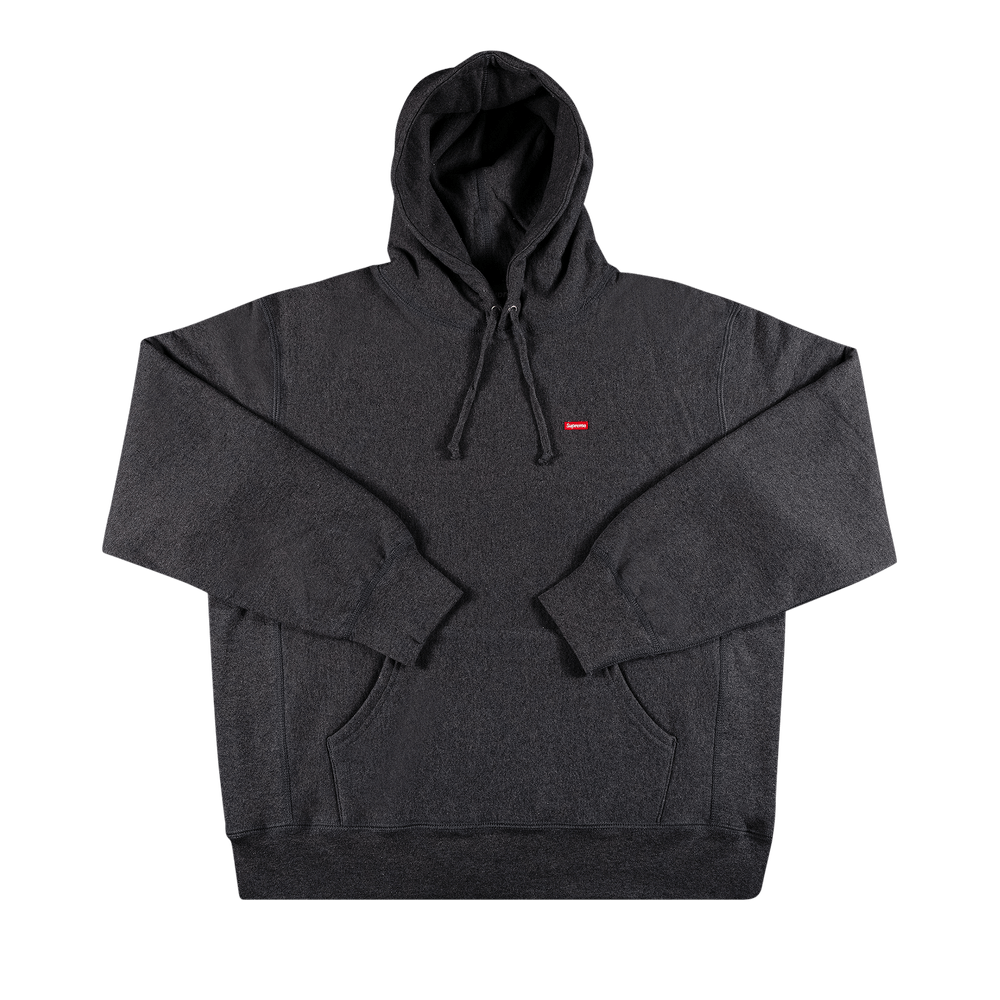 Buy Supreme Small Box Hooded Sweatshirt 'Charcoal' - FW21SW67