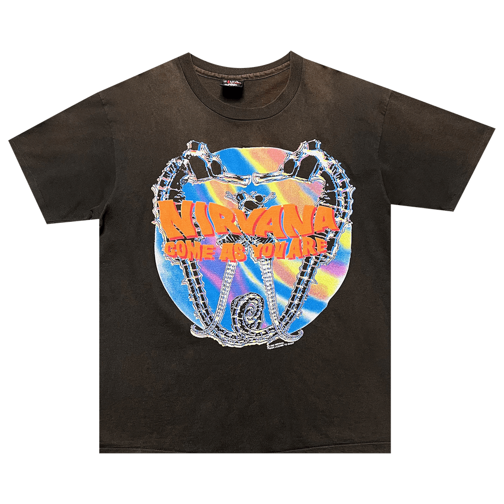 Buy Vintage Nirvana Come As You Are Tee 'Faded Black' - 2903 119920103NCAY  FADE | GOAT