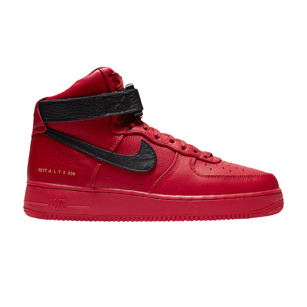 1017 ALYX 9SM x Air Force 1 High 'University Red'