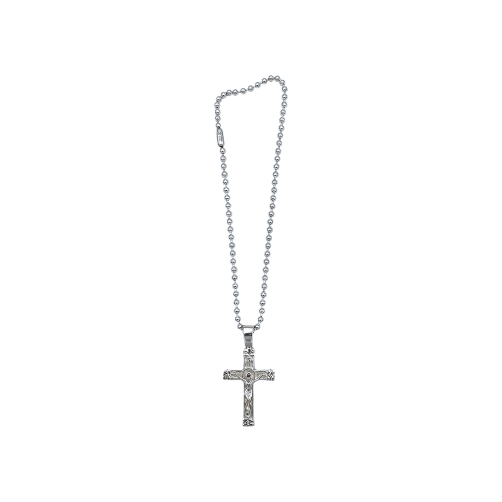Buy Martine Ali Cecile Cross Necklace 'Silver' - MA2132128 SS FW21