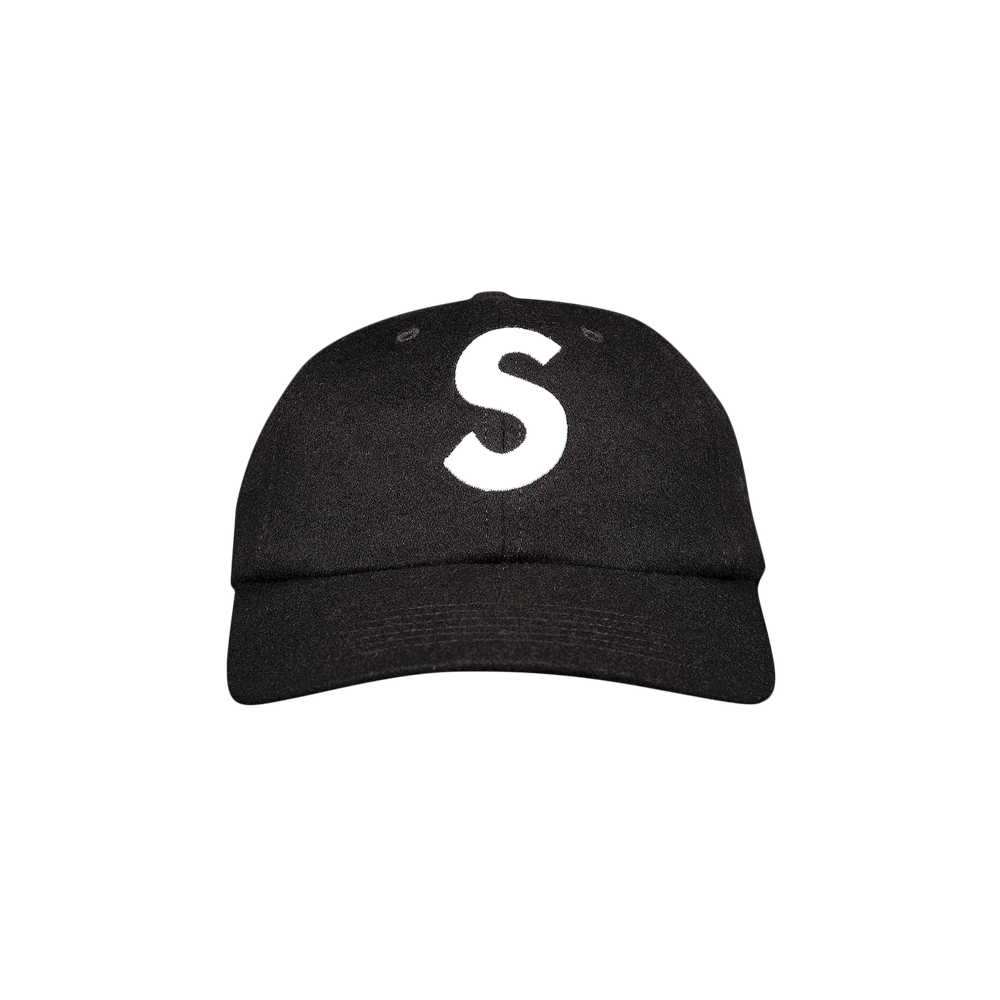 Supreme Wool S Logo 6-Panel 'Black' | GOAT