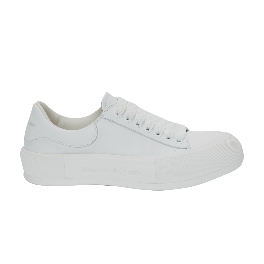 Alexander Mcqueen Wmns Deck Plimsoll 'optic White'