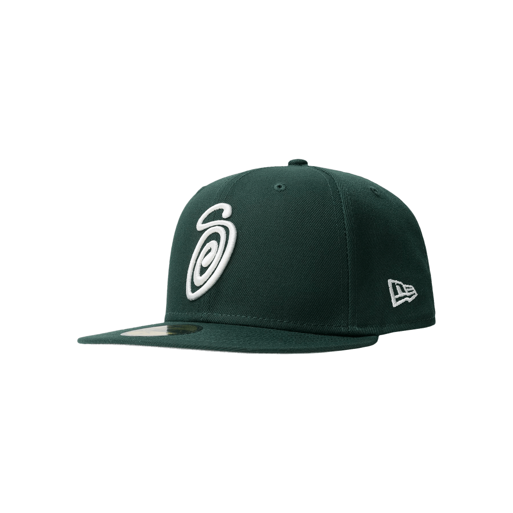 Stüssy - Stüssy x New Era Curly S 59FIFTY Fitted Cap | HBX