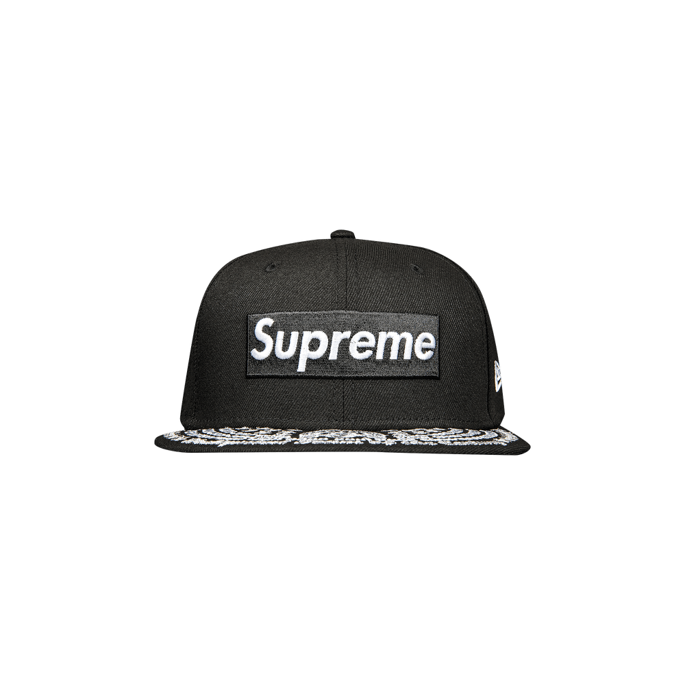 Supreme Hat Undisputed Box Logo New Era Fitted Black F/W 21' (#8102)