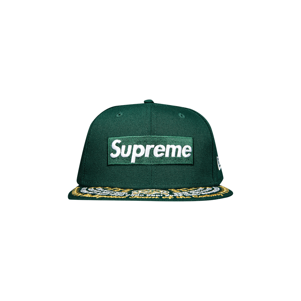 Buy Supreme Undisputed Box Logo New Era 'Dark Green' - FW21H53