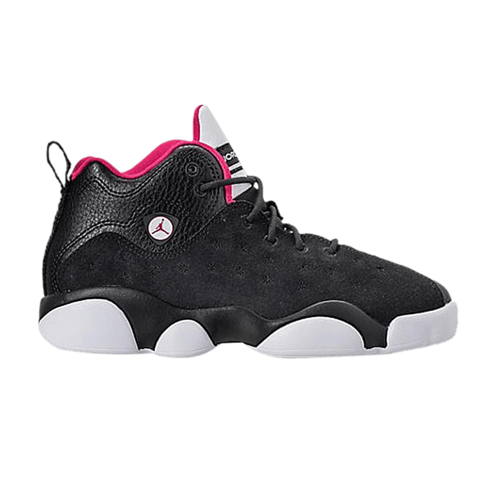 Pink and black jumpman jordans clearance