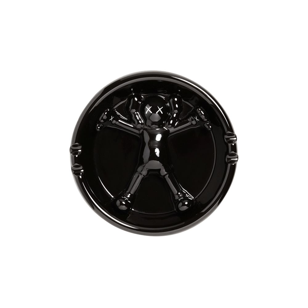 Buy KAWS x OriginalFake Ashtray Ceramic Medicom Toy 'Black