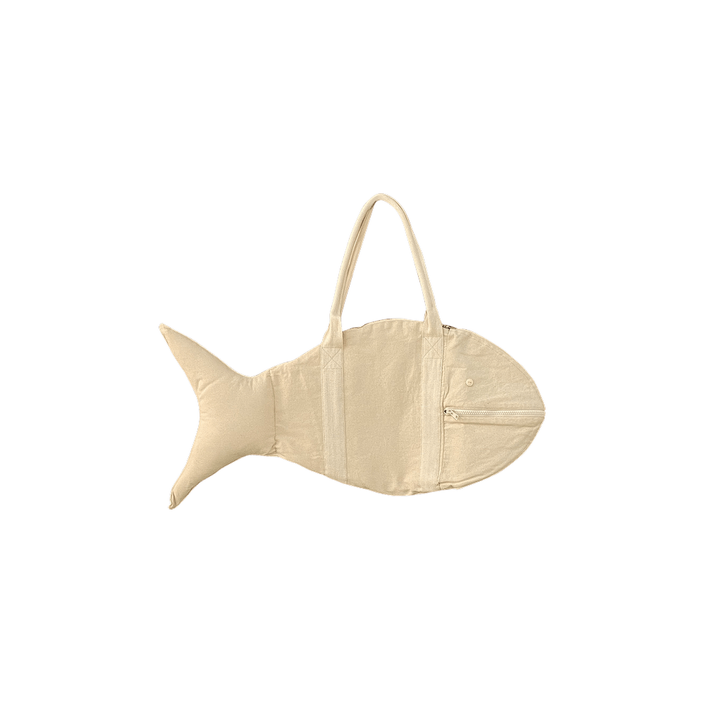 Buy Bode Canvas Fish Bag 'Natural' - 6119631126722