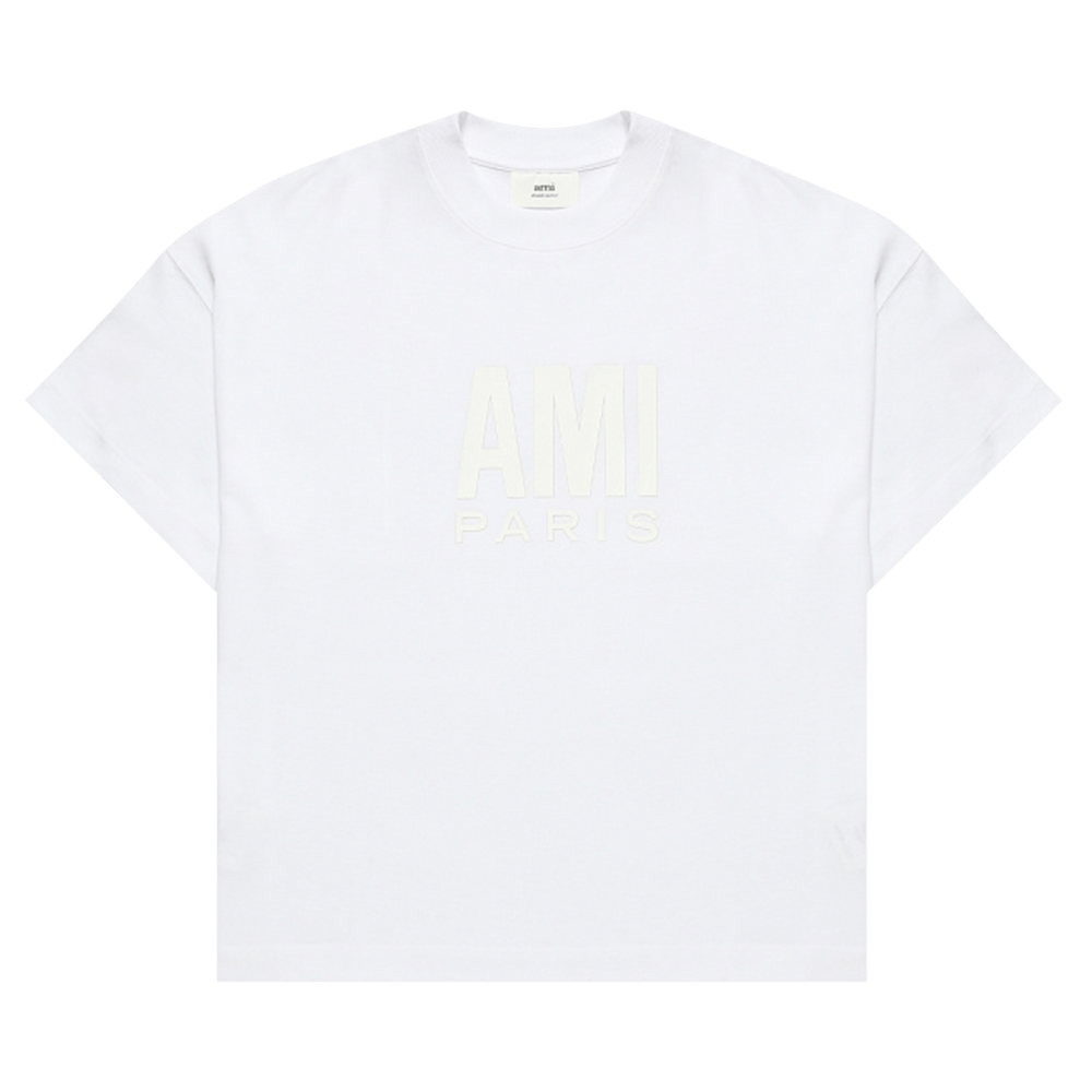 Buy Ami Paris T-Shirt 'White' - H21HJ112 701 100 | GOAT