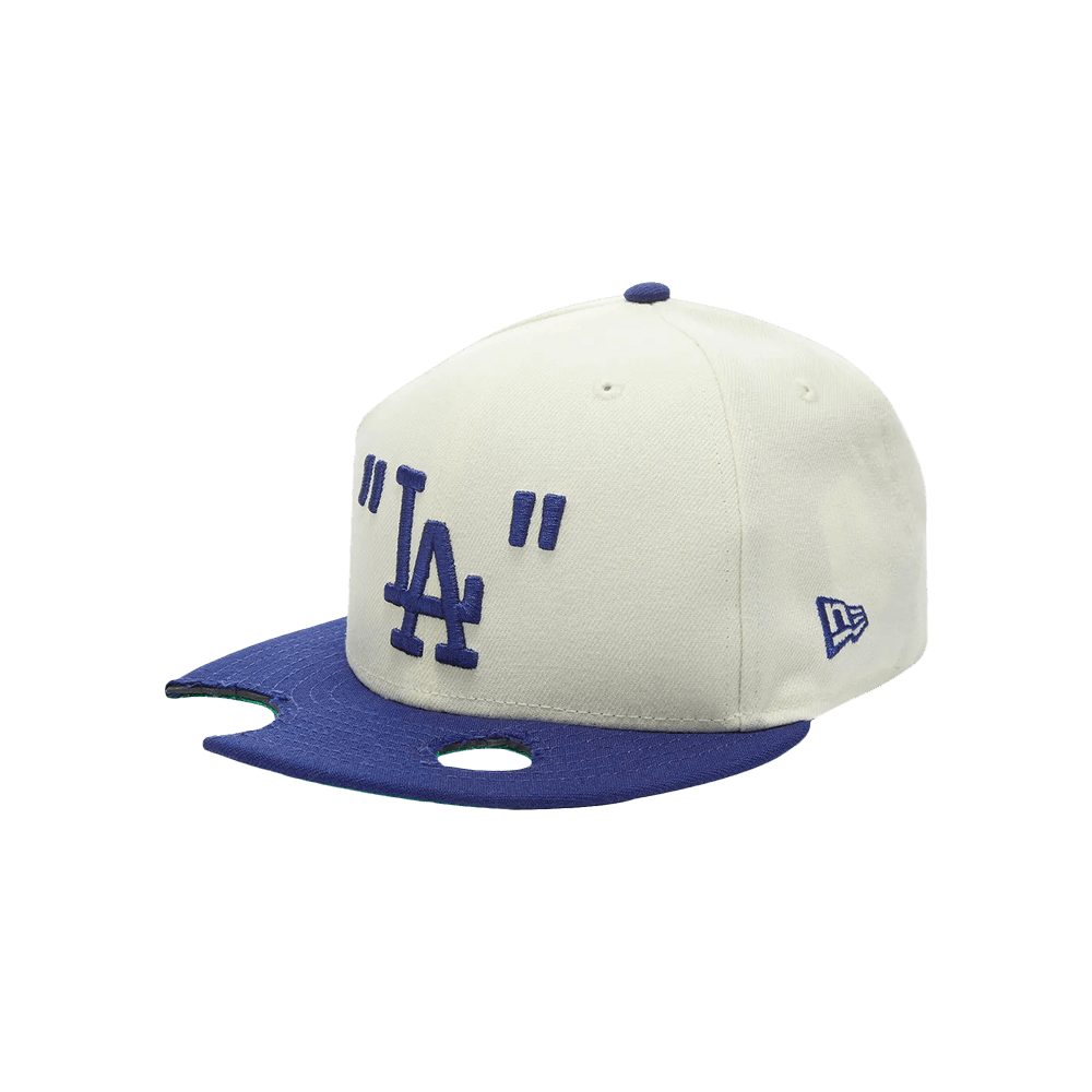 Off-White x MLB Los Angeles Dodgers Hoodie Cream/Blue