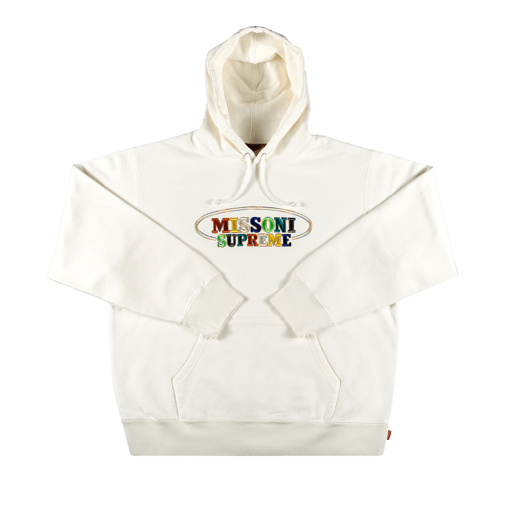 Supreme x Missoni Hooded Sweatshirt 'White'