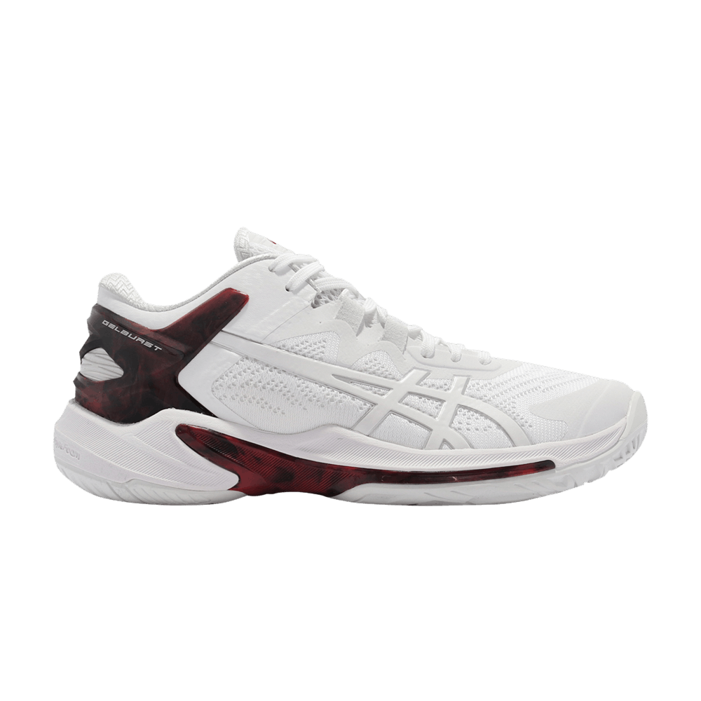 Asics Gel Burst 25 Low White Classic Red