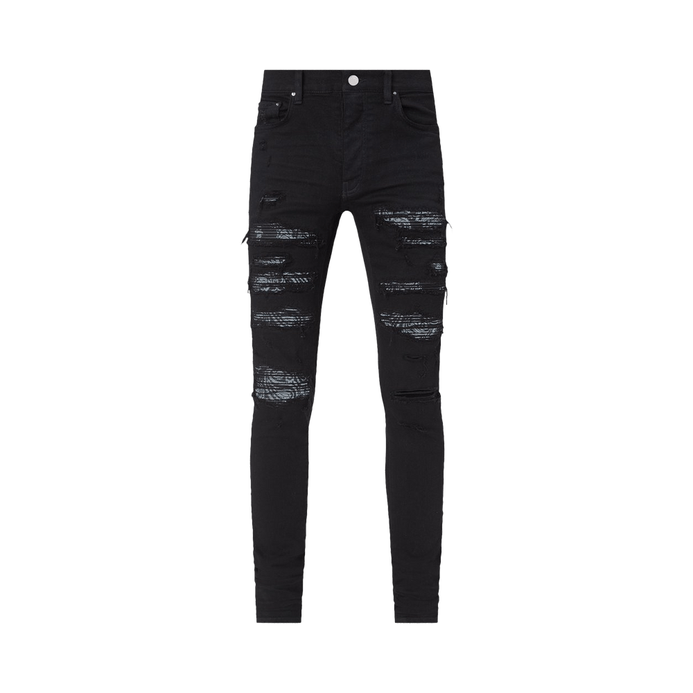 Buy Amiri Bandana Thrasher Jean 'Black' - MDS061 001 BLAC | GOAT