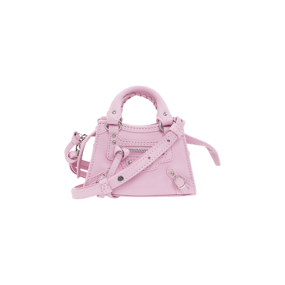 Balenciaga "Neo Classic Top Handle Mini Bag Pink New Unused