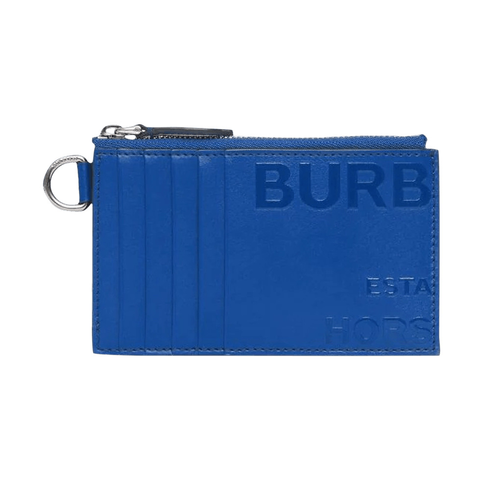 Burberry Blue Horseferry Bifold Wallet Burberry