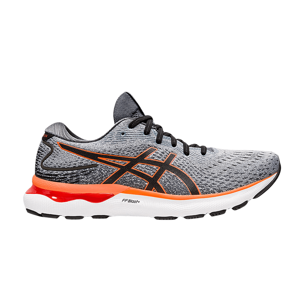 Asics Gel Nimbus 24 Sheet Rock Shocking Orange