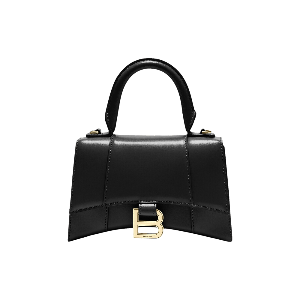 BALENCIAGA｜ (592833 1QJ4M 1000) Buy Balenciaga Hourglass XS Top Handle Bag 'Black' - 592833