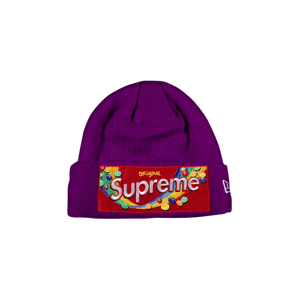 Buy Supreme x Skittles x New Era Beanie 'Purple' - FW21BN2 PURPLE