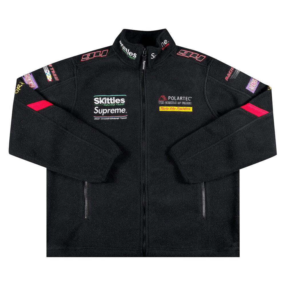 Supreme x Skittles x Polartec Jacket 'Black' | GOAT