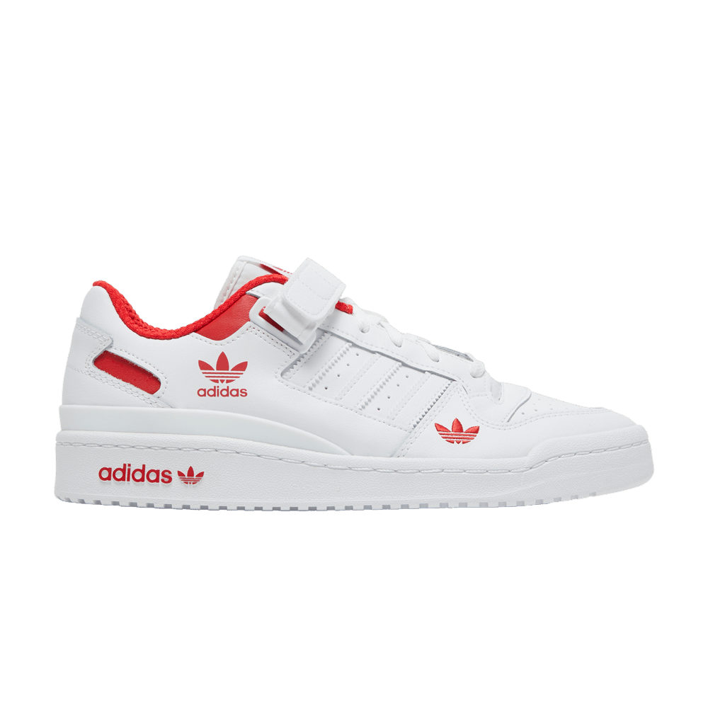 Forum Low 'Cloud White Red'