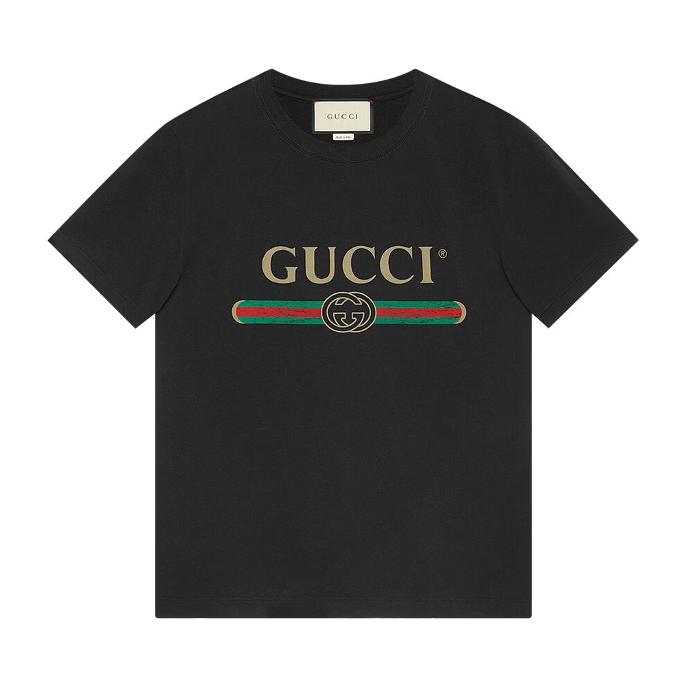Buy Gucci Washed Jersey Oversize T-Shirt 'Black' - 440103 X3F05