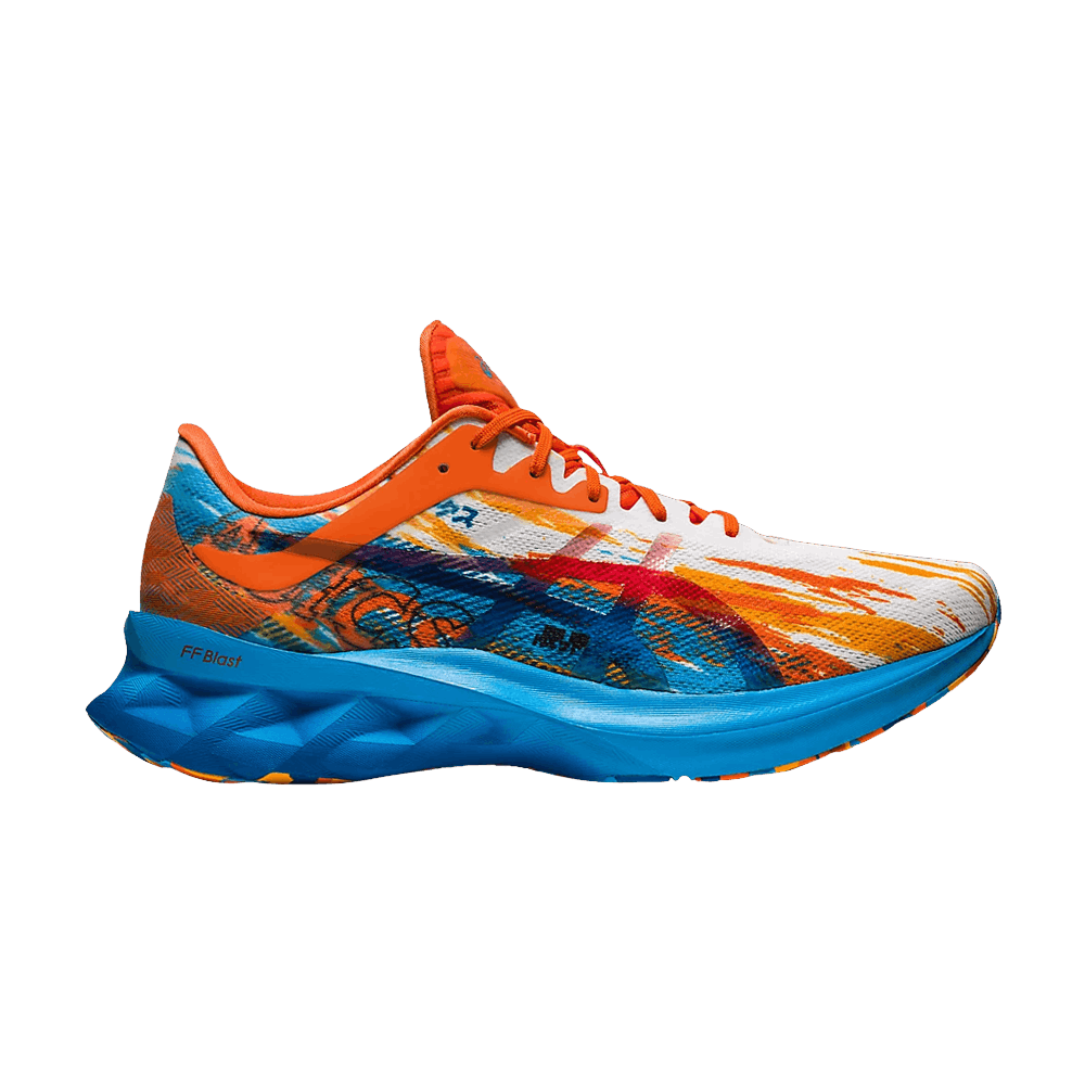 Asics Novablast Digital Aqua Marigold Orange