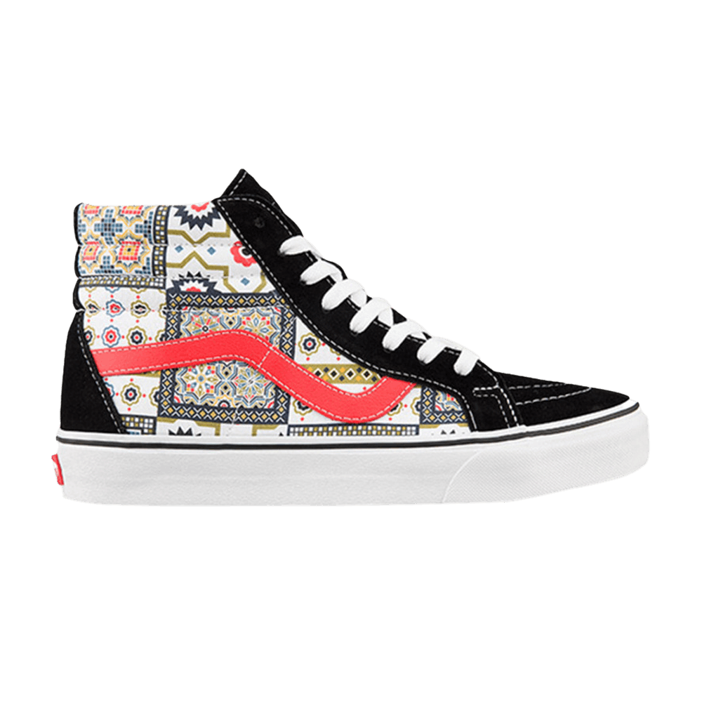 Vans Sk8-Hi Reissue Moroccan Tile Check - Orange