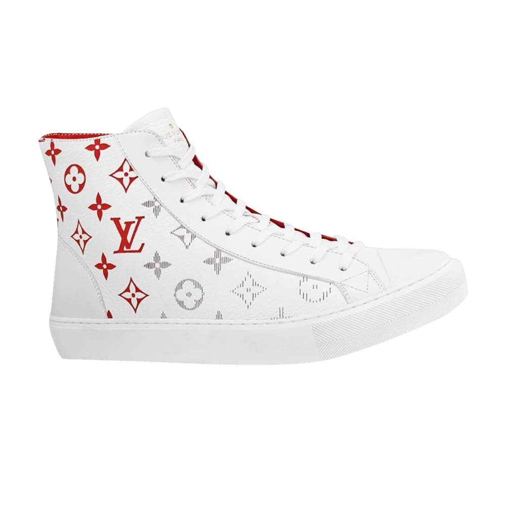 Louis Vuitton Sneakers US 10.5 - Red & White – Auraicle
