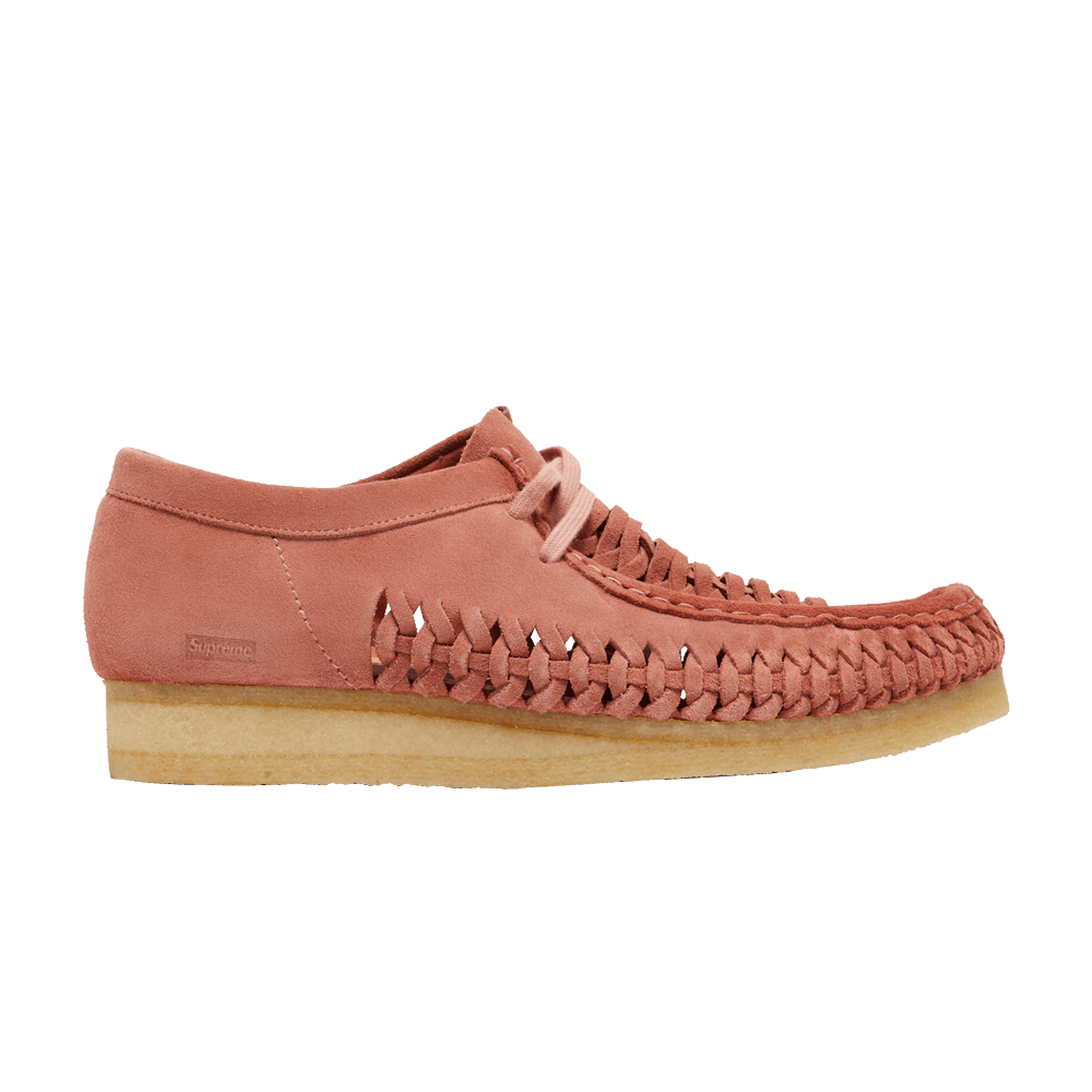 靴 Supreme Clarks Woven Wallabee Pink Supreme × Clarks Reflective Wallabee Pink 25SS Week 17 UK 4-13 | eBay