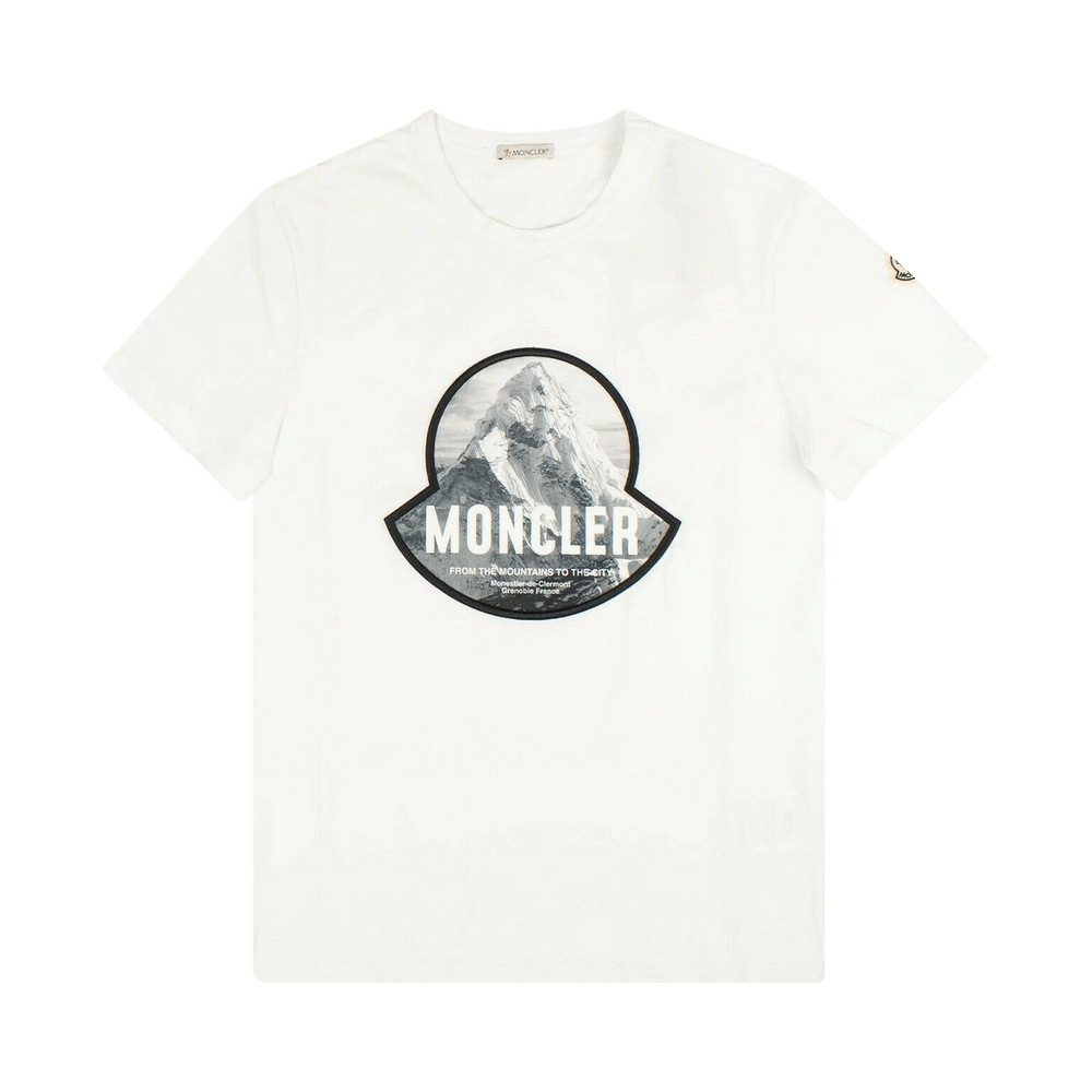 Moncler mountain logo t shirt 2025