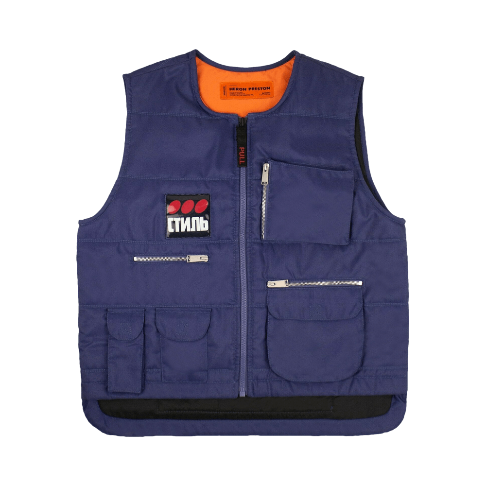 Buy Heron Preston Multipocket Vest 'Cobalt Blue