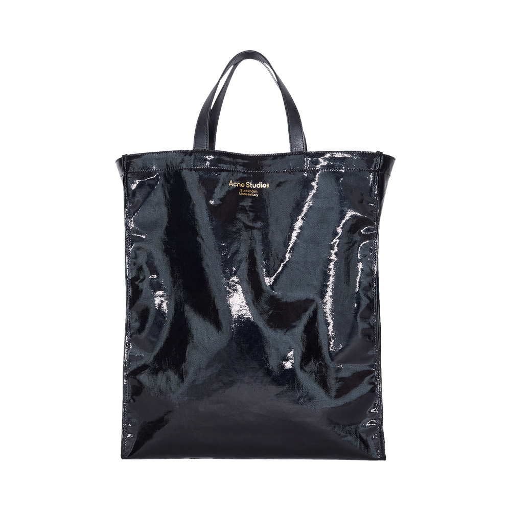 Buy Acne Studios Shiny Tote Bag 'Black' - C10102 GOAT BLAC