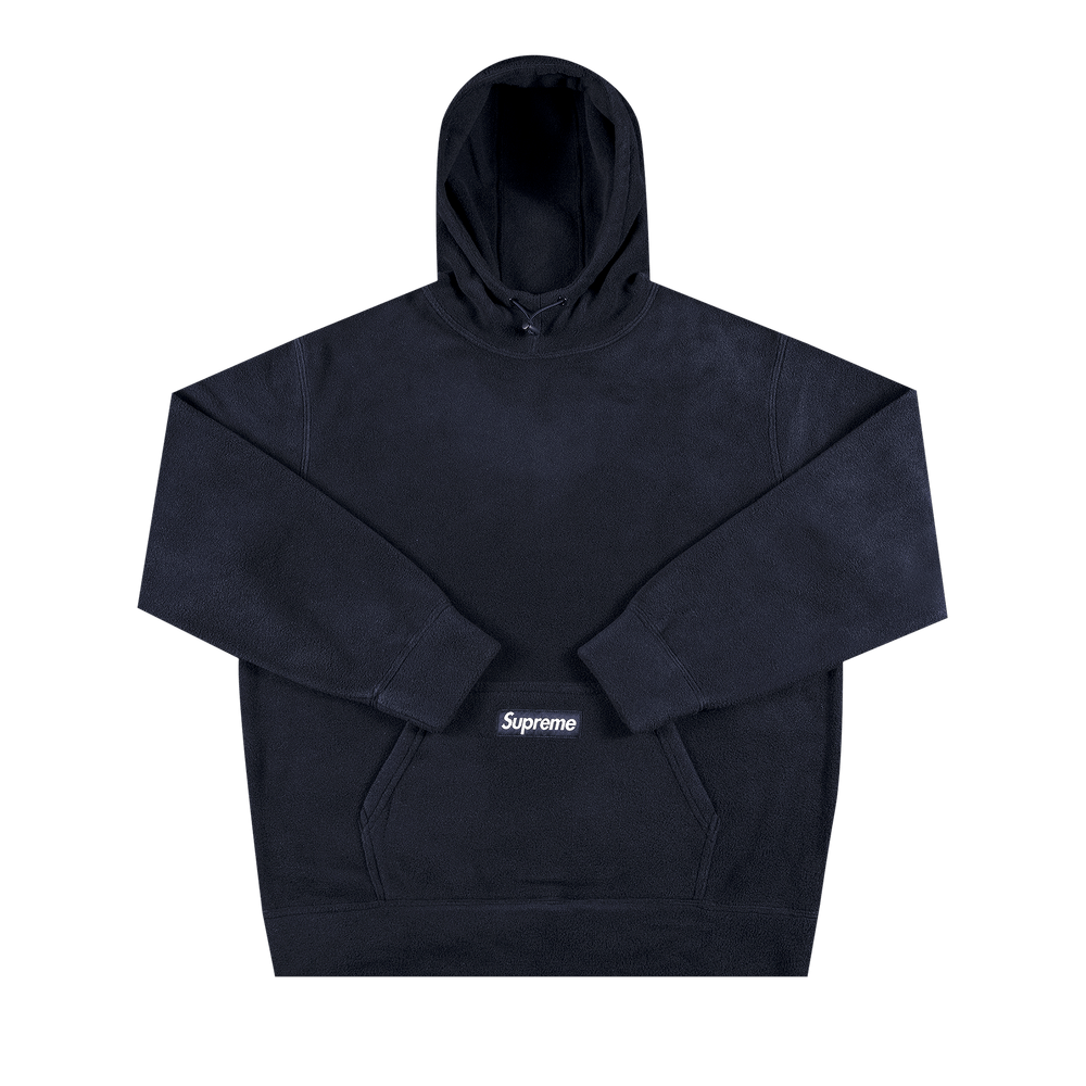 Buy Supreme Polartec Hooded Sweatshirt 'Navy' - FW21SW19