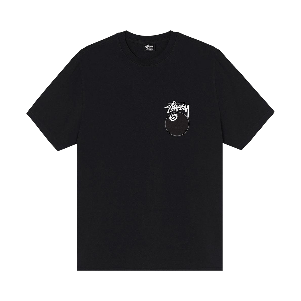 Buy Stussy 8 Ball Pigment Dyed Tee 'Black' - 1904749 BLAC | GOAT