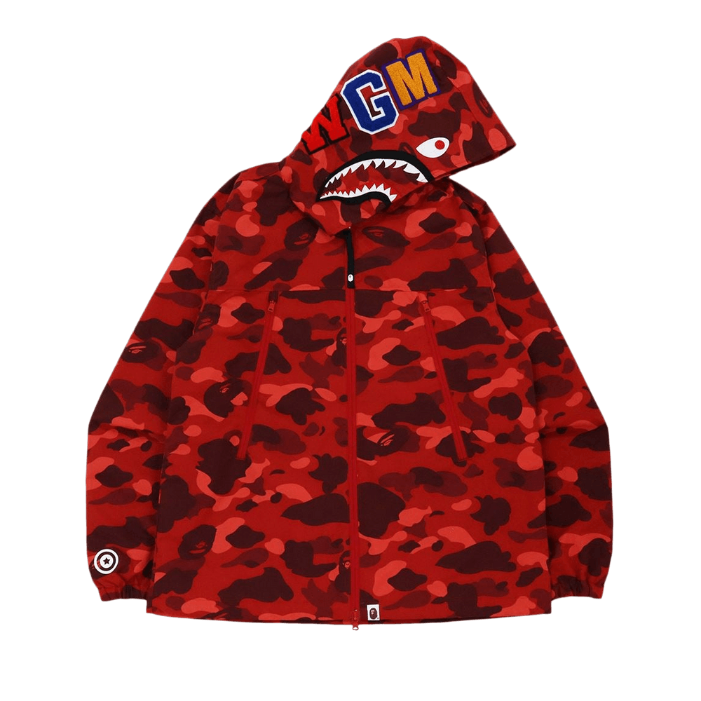 Orange bape shark hoodie new arrivals