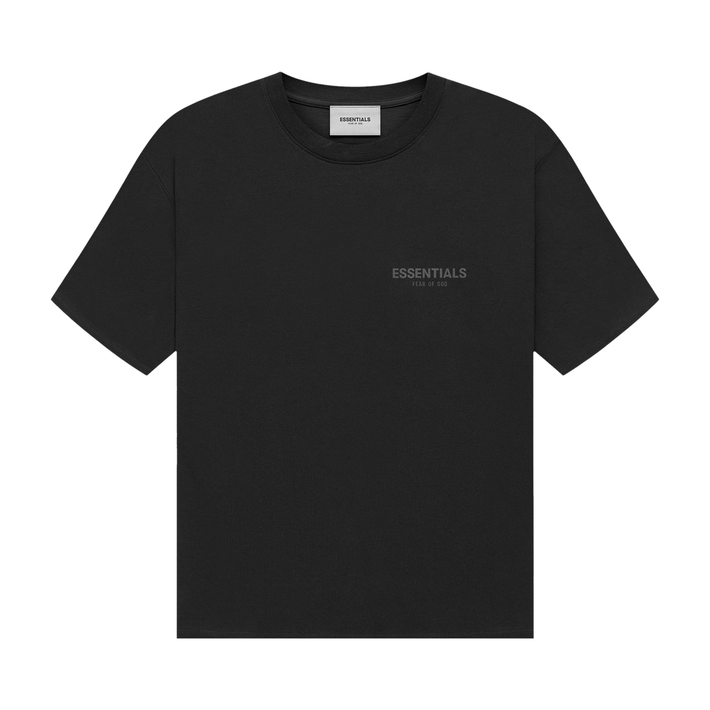 Buy Fear of God Essentials Short-Sleeve Tee 'Black Buy Fear of God Essentials Short-Sleeve Tee 'Black