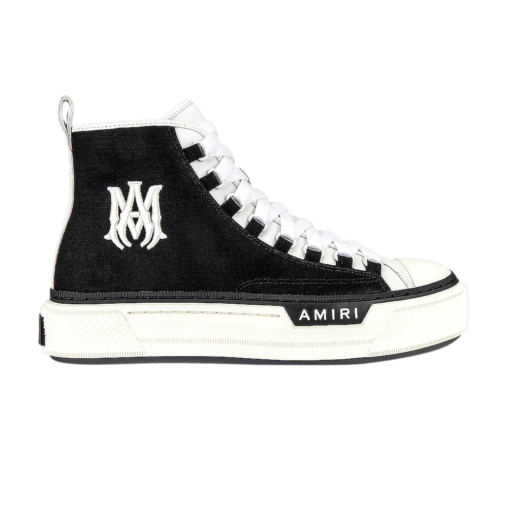 Buy Amiri M.A. Logo Court High 'Black White' - PS23MFS015 004 | GOAT