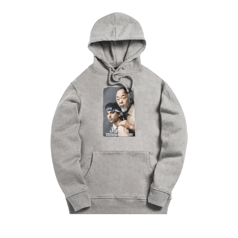 Buy Kith For Karate Kid Hoodie Heather Grey KH2292 103 GOAT