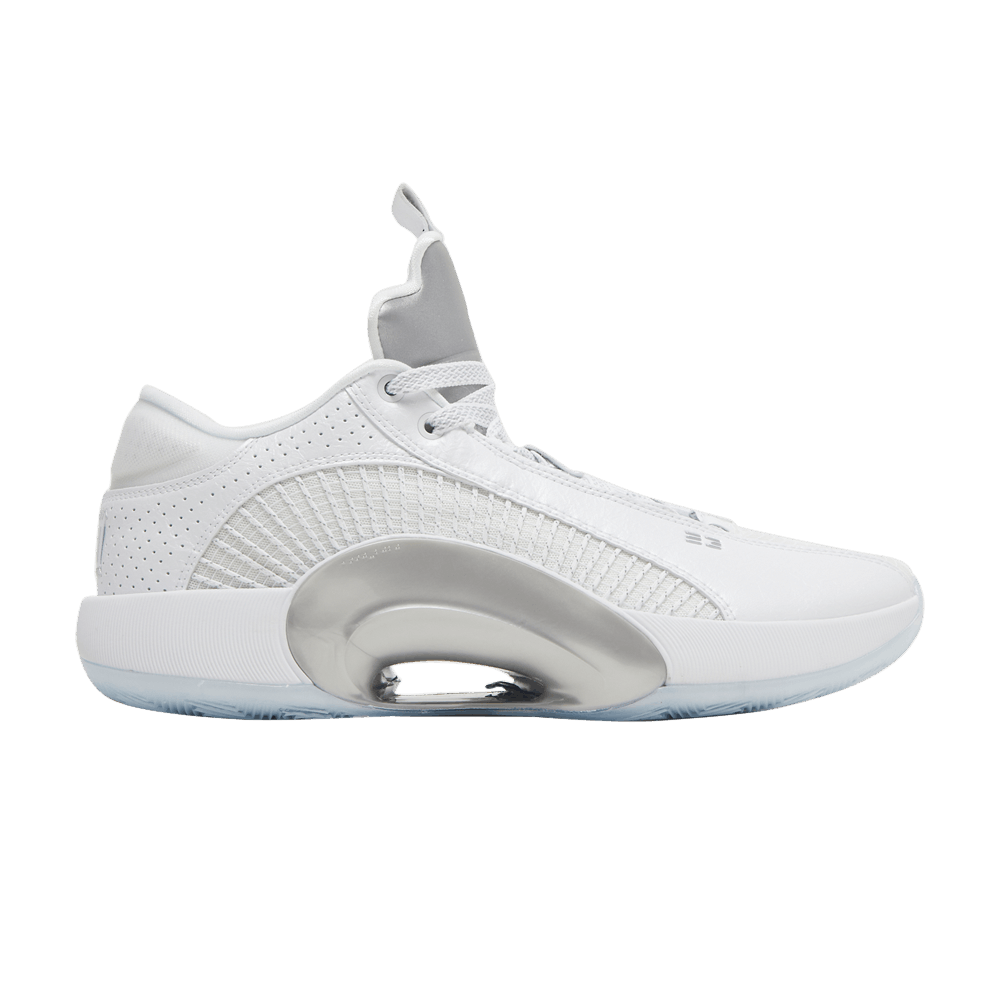 Buy Air Jordan 35 Low 'White Metallic Silver' - CW2460 100 | GOAT