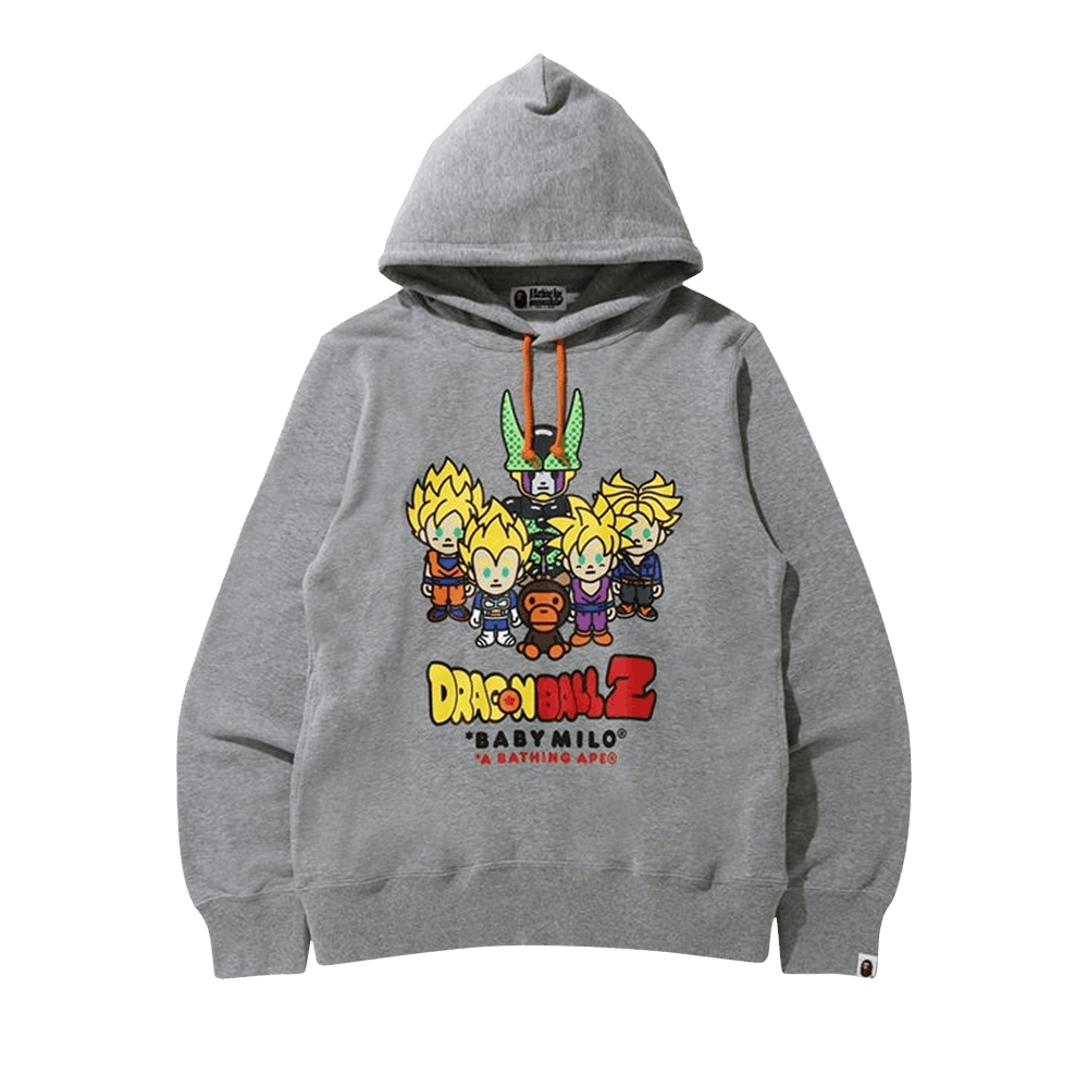 Buy BAPE x Dragon Ball Z Baby Milo Super Saiyan Cell Pullover Hoodie Grey 2G23 114 915 GREY GOAT AU
