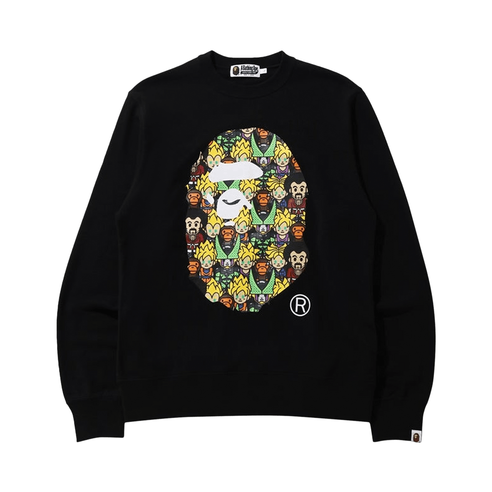 Buy BAPE x Dragon Ball Z Baby Milo Big Ape Head Crewneck