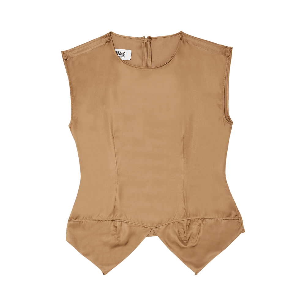 Buy MM6 Maison Margiela Top 'Taupe' - S52NC0273 S54450 123 | GOAT